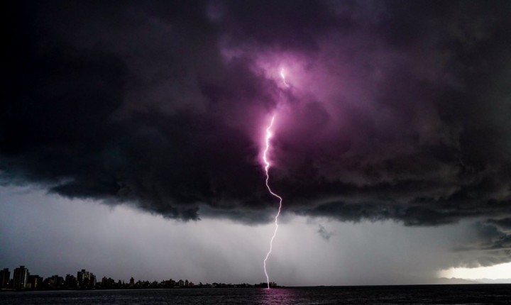Santa Catarina em alerta para temporais