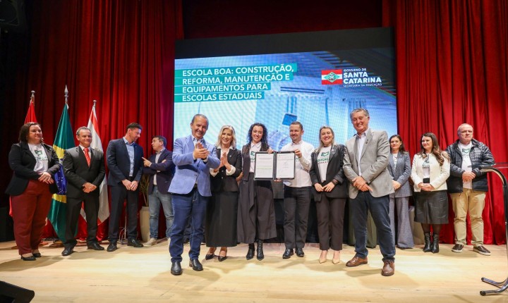 SC investe R$ 4,1 bilhões e inaugura nova era na Educação
