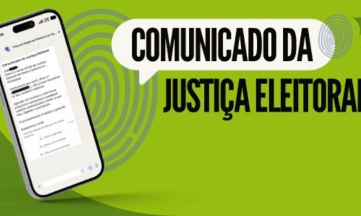 TRE-SC envia alertas por WhatsApp sobre biometria