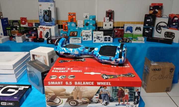 IVG realiza bazar solidário com produtos da Receita Federal