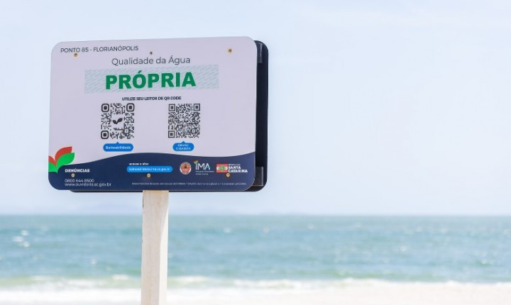 Litoral de SC tem 70% das praias próprias