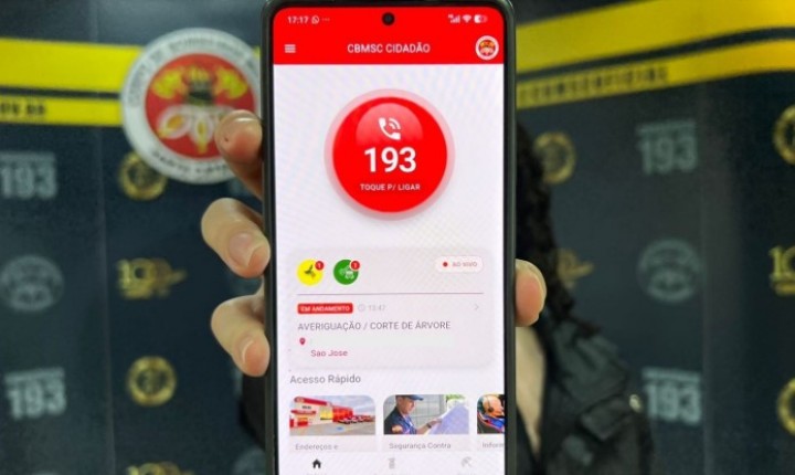 CBMSC amplia acesso ao socorro por app