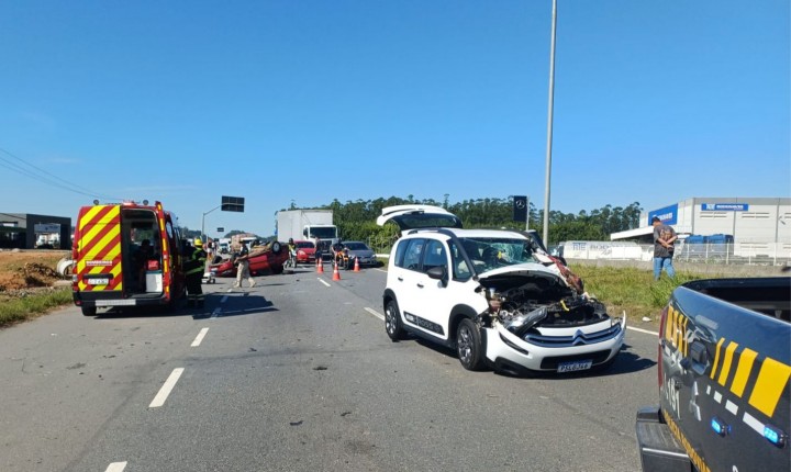 PRF SC flagra milhares de infrações no feriadão