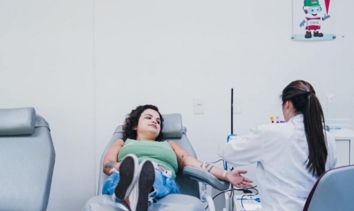 Doação de sangue ganha clima de Copa