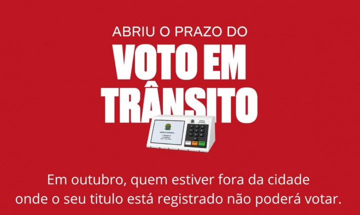 TSE libera pedido de voto em trânsito