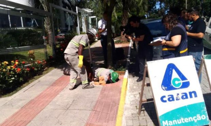 Prefeitura e CASAN realizam nova blitz a ligações irregulares de esgoto no Campeche