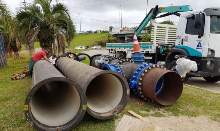 Casan termina obra de adutora e abastecimento de água começa a retornar em Florianópolis