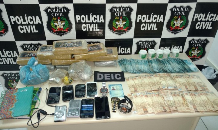 Polícia Civil apreende 25 milhões de reais em drogas em 2017