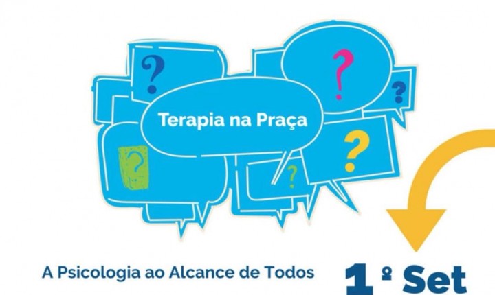 Ação social neste sábado, 1º/09 quer levar terapia ao alcance de todos