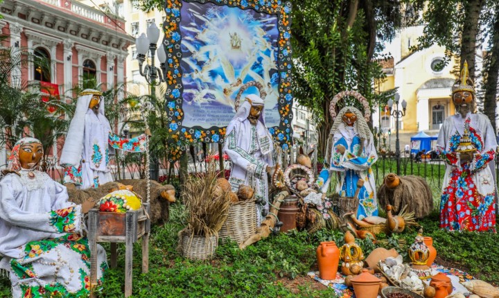  Presépio natural e artesanal da Praça XV será inaugurado nesta quinta (13)
