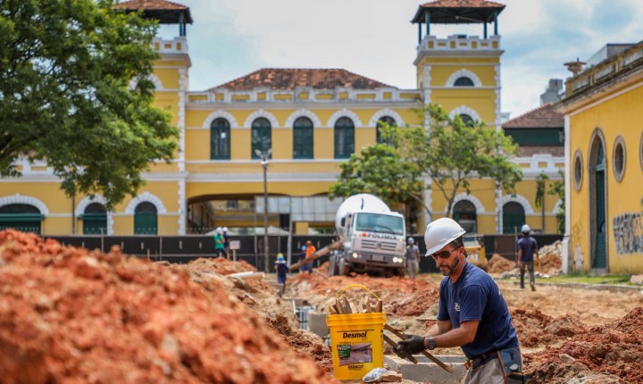  Prefeitura prepara estaqueamento das fundações das novas edificações do Largo da Alfândega