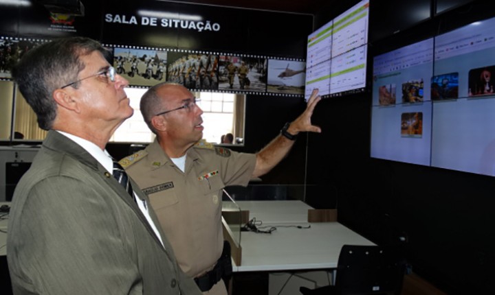 Secretário Nacional de Segurança Pública conhece projetos inovadores em Santa Catarina