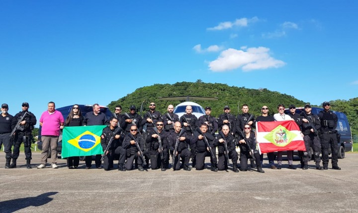 Agentes penitenciários catarinenses integram força-tarefa para atuar em presídio de Manaus