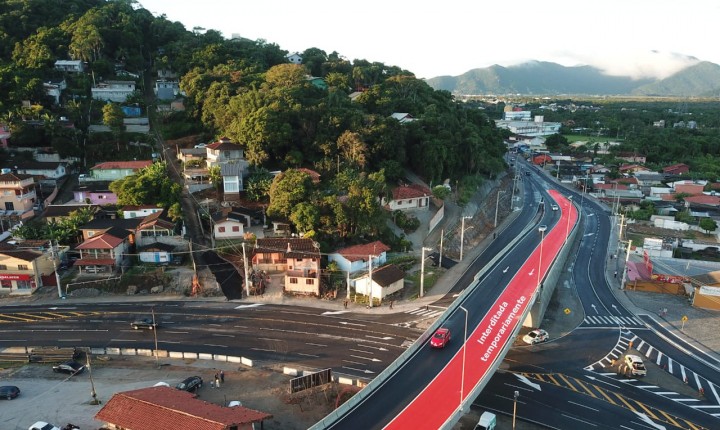 Elevado do Rio Tavares terá faixa interditada temporariamente 