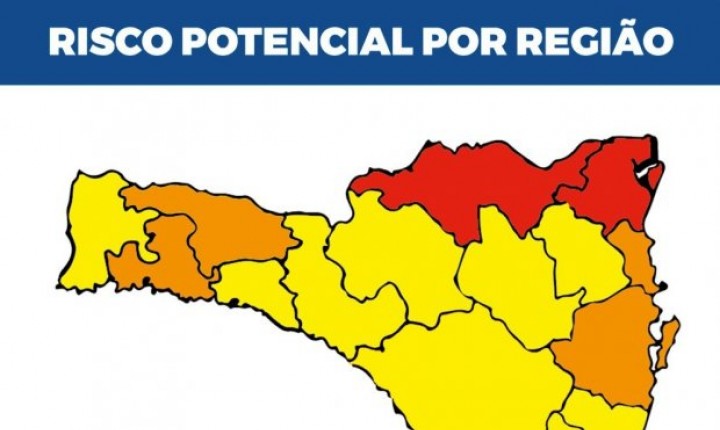 Covid -19 em SC: Matriz de Risco aponta duas regiões em nível gravíssimo