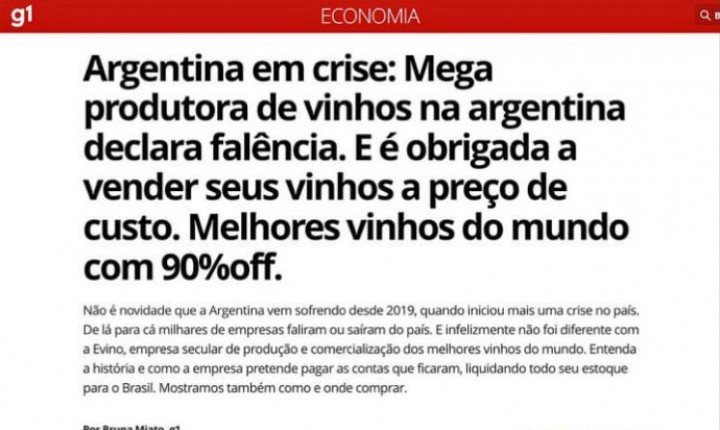 Cuidado com o golpe dos vinhos!