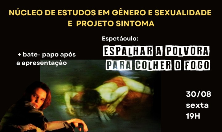 Espetáculo “Espalhar a pólvora para colher o fogo” acontece no Museu Victor Meirelles 