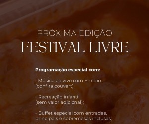 Antonio's Restaurante apresenta Festival Livre