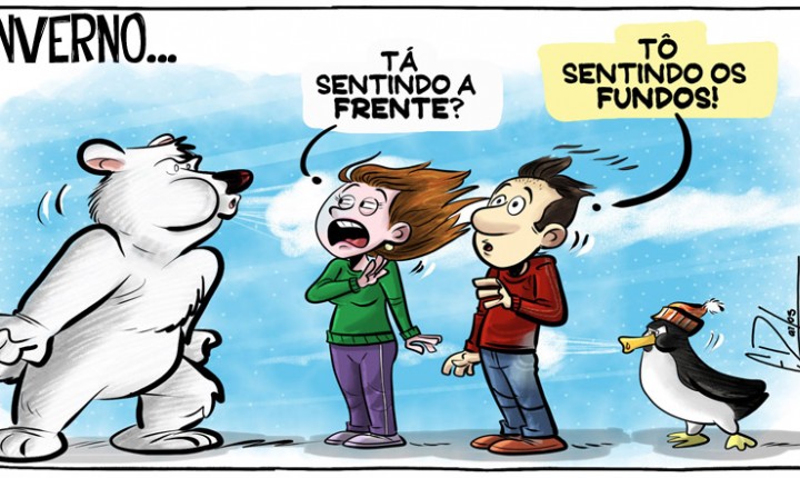 Frio polar atinge Florianópolis