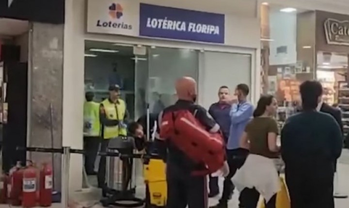 Ataque em shopping deixa 5 feridos e agressor em coma