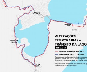 Lagoa da Conceição terá bloqueios noturnos