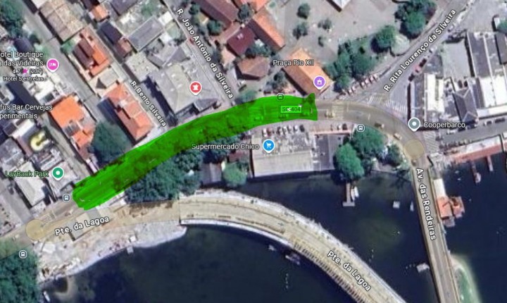 Obras fecham trecho entre ponte da Lagoa e Centrinho