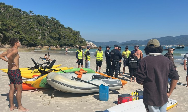 Fiscalização recolhe equipamentos apreendidos por exploração irregular