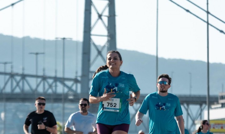 Blue Run leva energia e bem-estar às ruas de Floripa