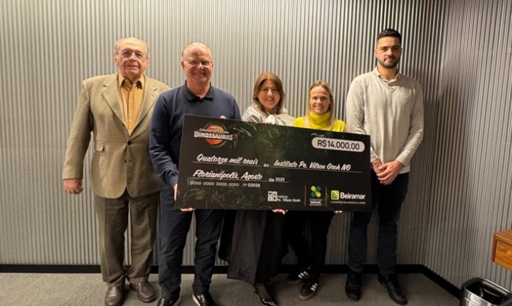 Beiramar Shopping doa R$ 14 mil ao Instituto Vilson Groh 