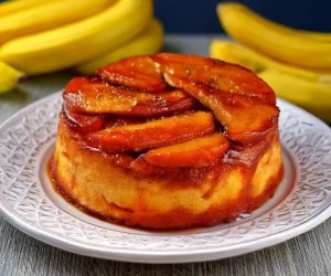 Dia da Banana celebra torta invertida caramelizada