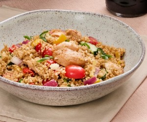 Frango, shoyu e limão transformam cuscuz em prato vibrante