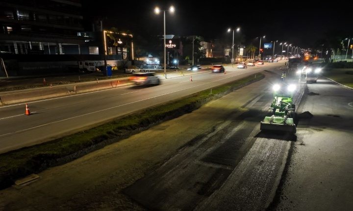 SC 401 testa faixa exclusiva para veículos pesados