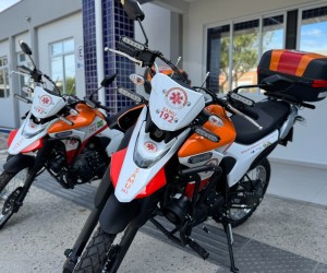 Floripa amplia estrutura do SAMU com uso de motolâncias