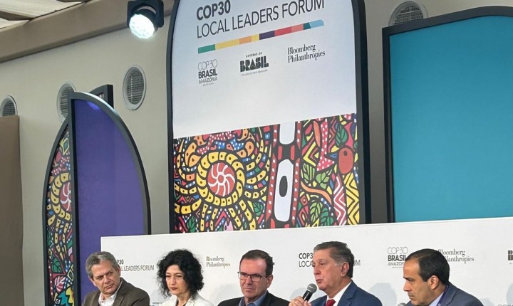 Topázio Neto participa, no RJ, do Fórum de Líderes Locais da COP 30