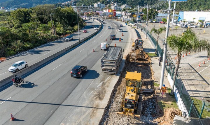 Triplicação da SC-401 transforma acesso ao Norte da Ilha