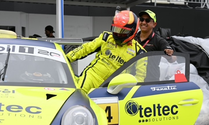 André Gaidzinski disputa decisão da Porsche Cup em Interlagos