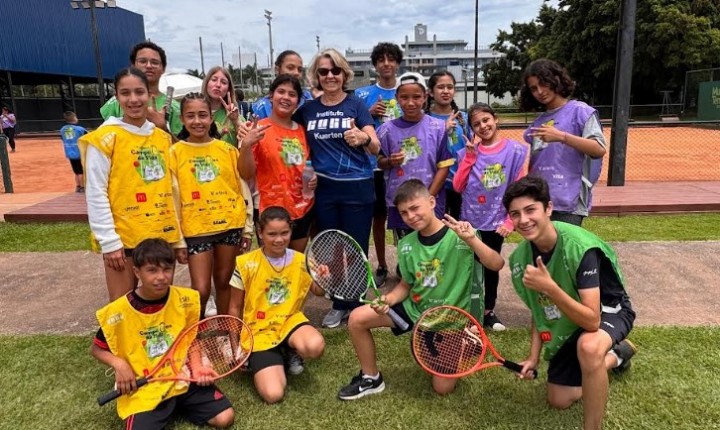 Educandos do IGK vivem dia decisivo no tênis