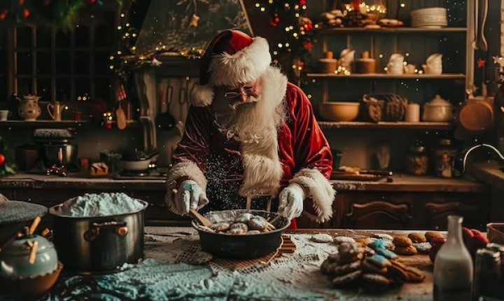 Ceia do Papai Noel brasileiro, por André Vasconcelos