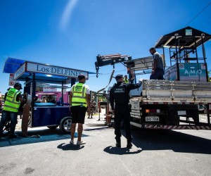 Oito carrinhos irregulares são apreendidos em Canasvieiras 