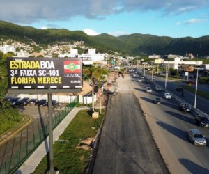 Medida na SC-401 busca reduzir lentidão no verão