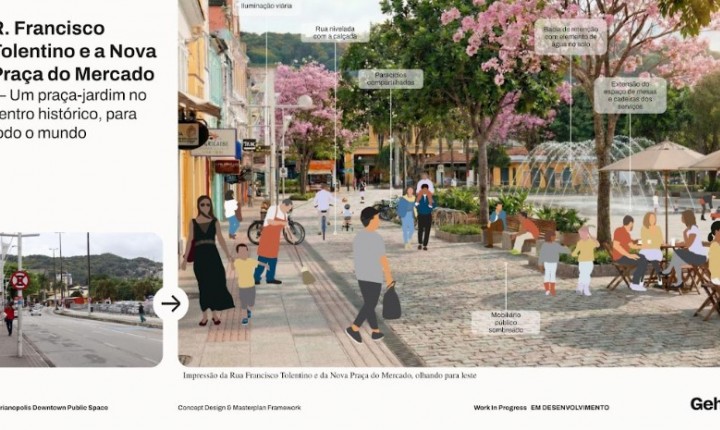 Centro de Floripa ganha plano urbano para 50 anos