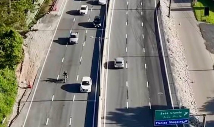 Terceira faixa da SC-401 começa a operar