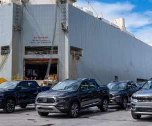 Exportações de veículos caem forte no início de 2026