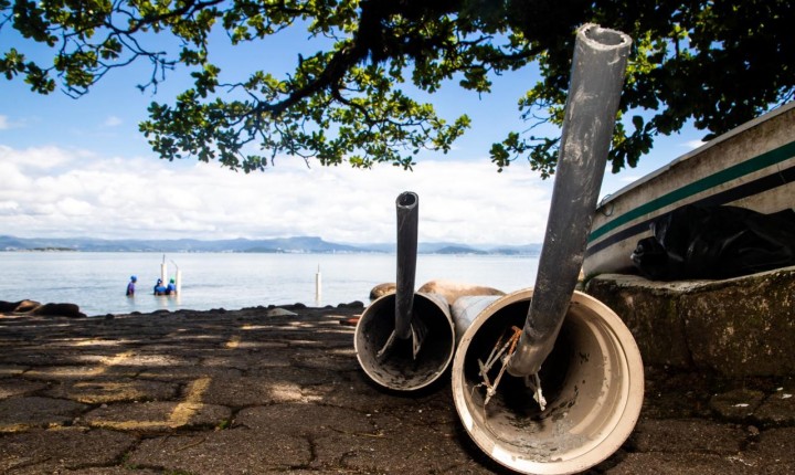 Ribeirão da Ilha ganha primeiro trapiche público