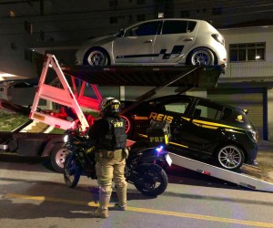 PRF faz perseguição cinematográfica na BR 101, e prende infratores