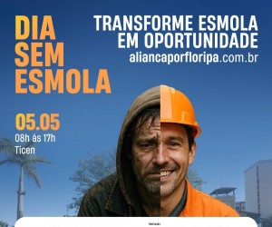 Floripa lança o 'Dia sem Esmola' e propõe mudança