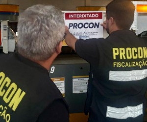 Posto é interditado por risco à segurança
