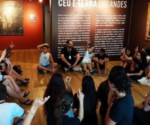 Arte andina inspira oficina inédita em Floripa