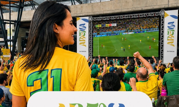 Floripa Airport vira ponto de torcida da Copa