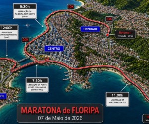 Corrida internacional altera rotas em Floripa